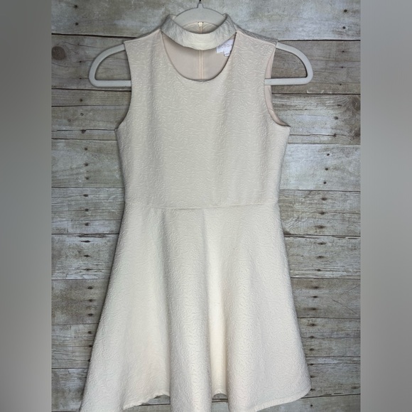 BCBGirls Other - BCBGirls Size 12 Ivory textured Dress